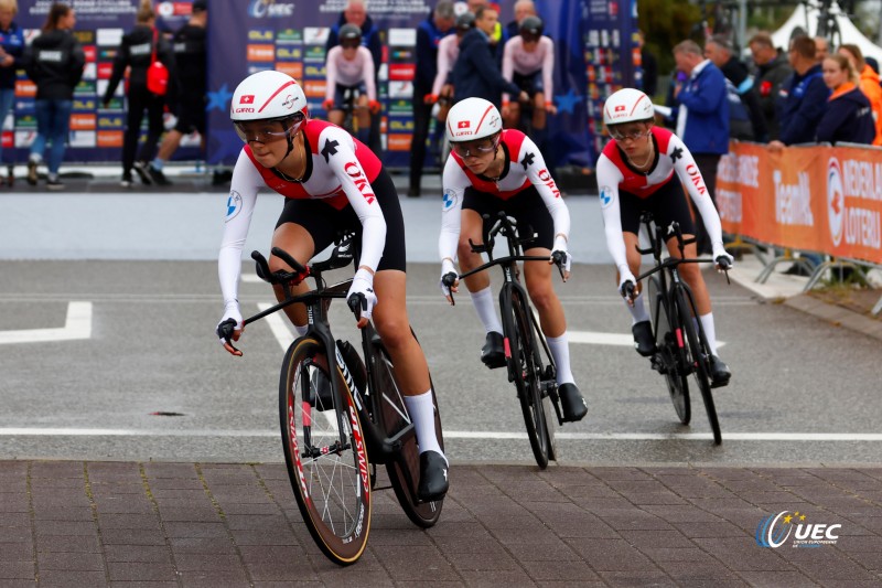 2023 UEC Road European Championships - Drenthe - Junior Mixed Team Relay - Emmen - Emmen 38, km - 21/09/2023 - Switzerland - photo Luca Bettini/SprintCyclingAgency?2023